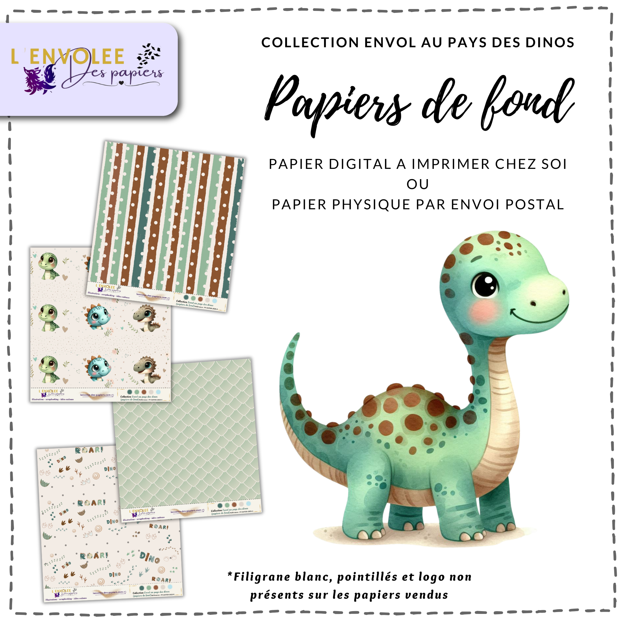 DINOS (papiers de fond)